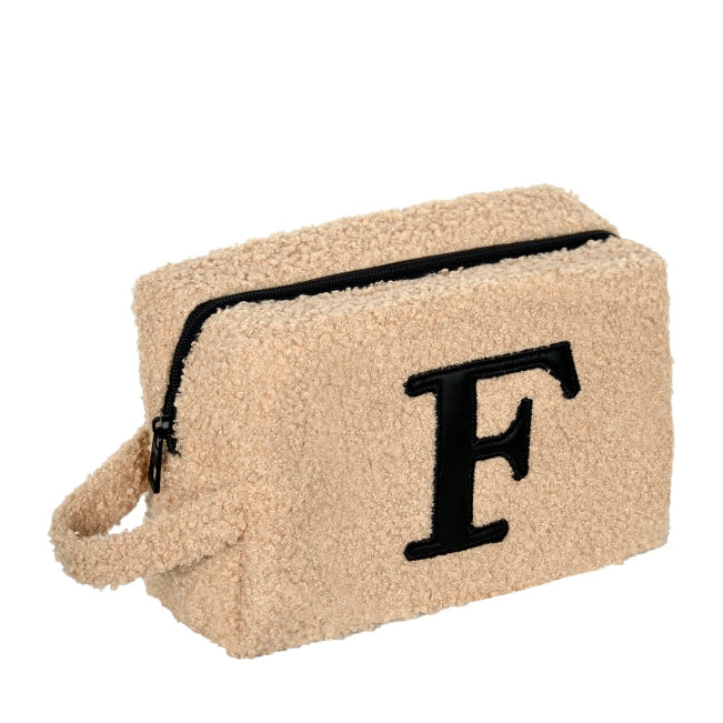Fur Pouch with letter F