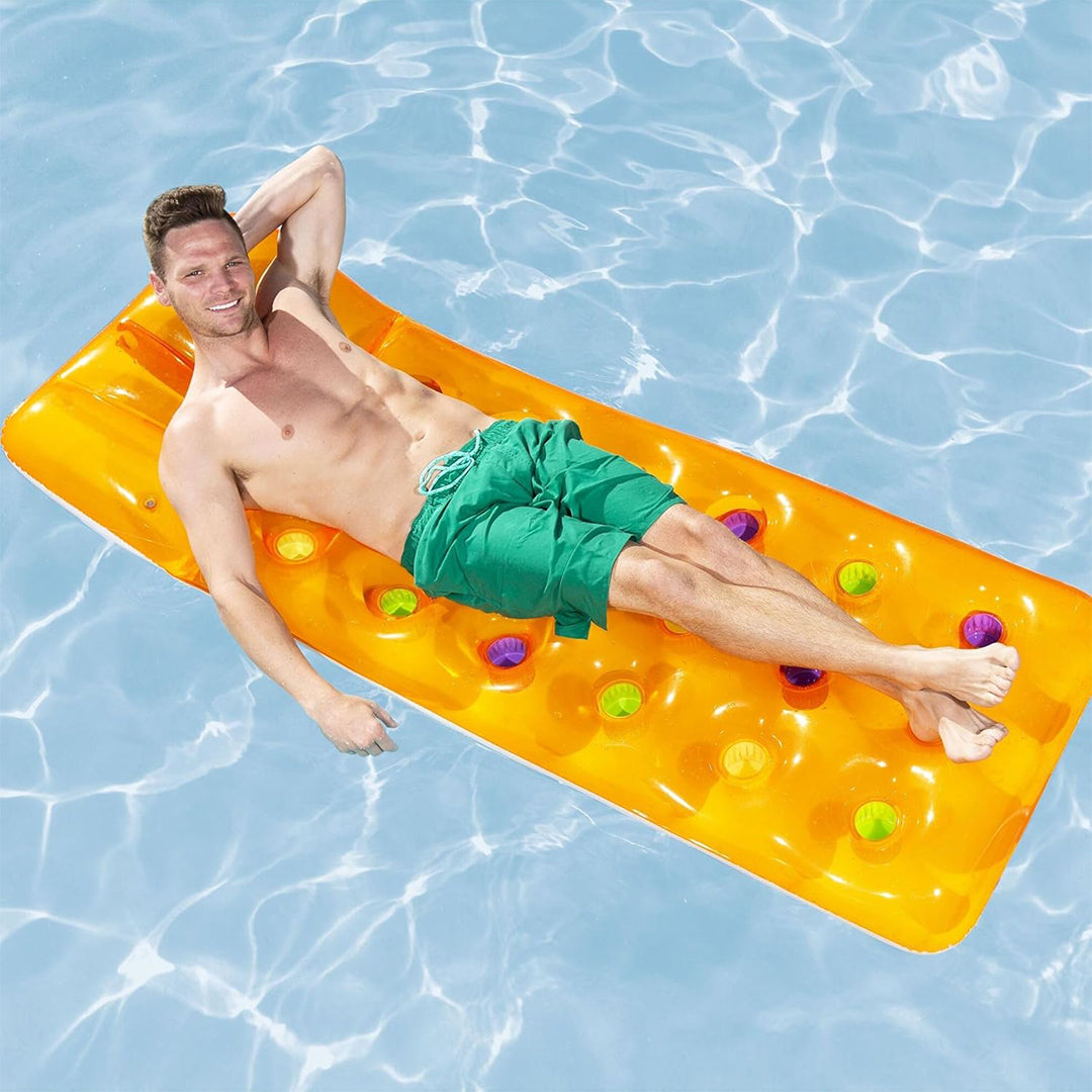 Bestway 6'2" x 28"/1.88m x 71cm Summer Colors Floating Mat