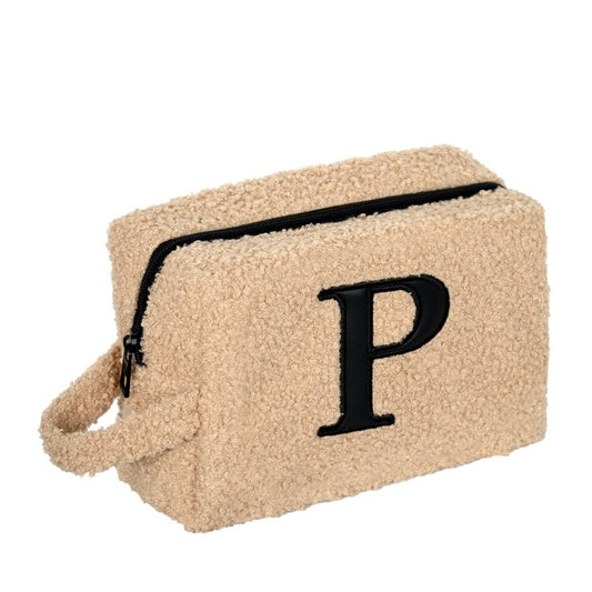 Fur Pouch with letter P