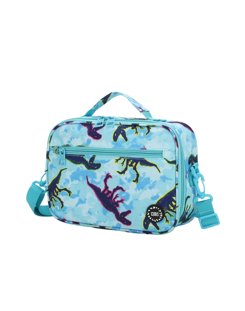 Dino Tie Dye cross body lunch bag