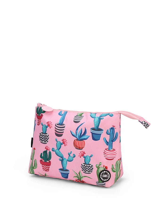 Pink Cactus Medium Pouch