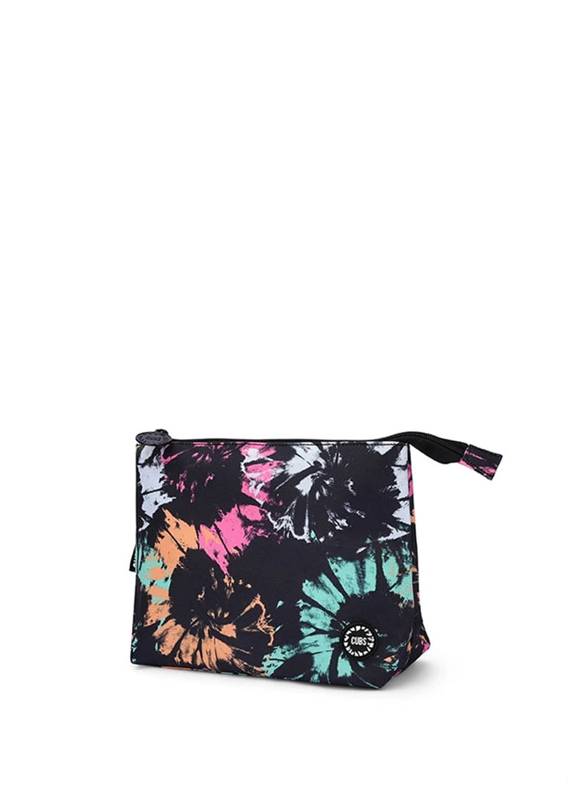 Dark Tie Dye Medium Pouch