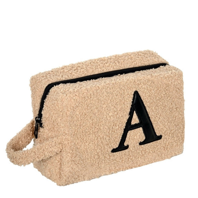Fur Pouch with letter A