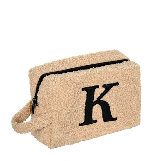 Fur Pouch with letter K