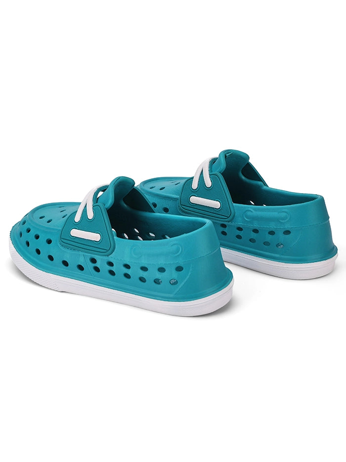 Teal Junior Jack Slip On Fake Laces Sneaker
