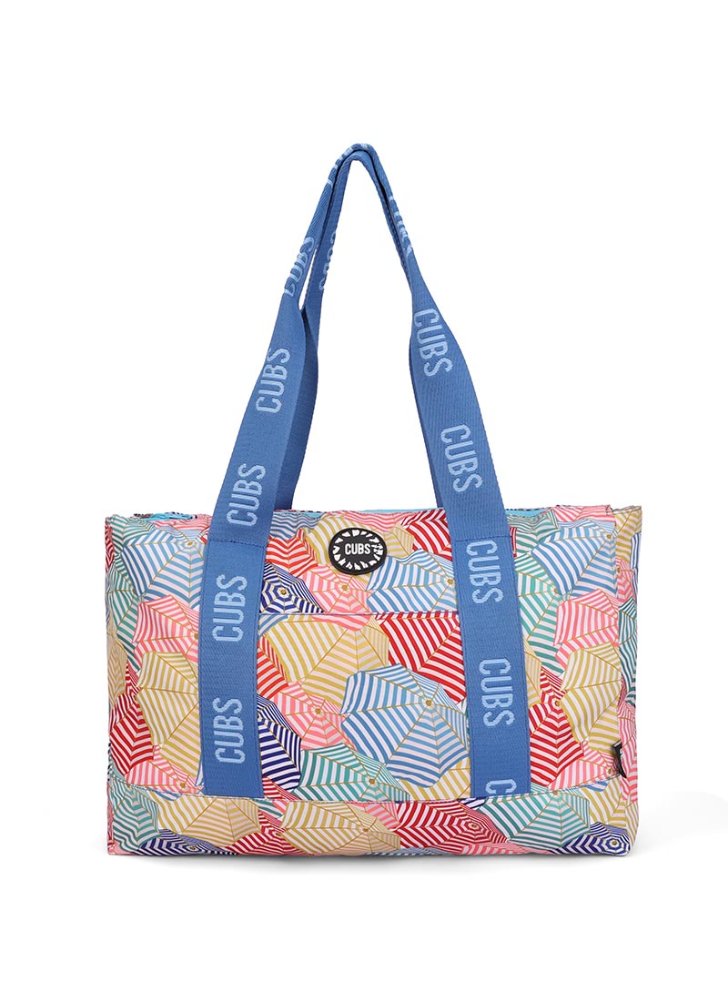 Tropical Fruits and Umbrellas Double Face Tote Bag