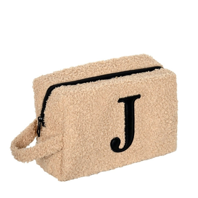 Fur Pouch with letter J