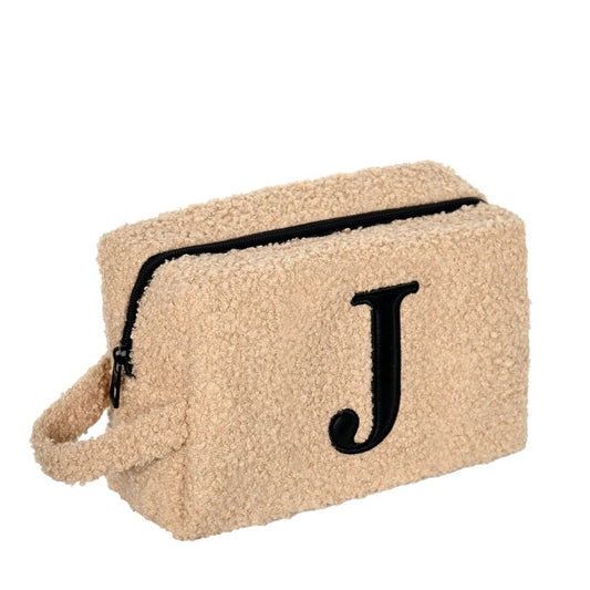Fur Pouch with letter J
