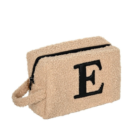 Fur Pouch with letter E