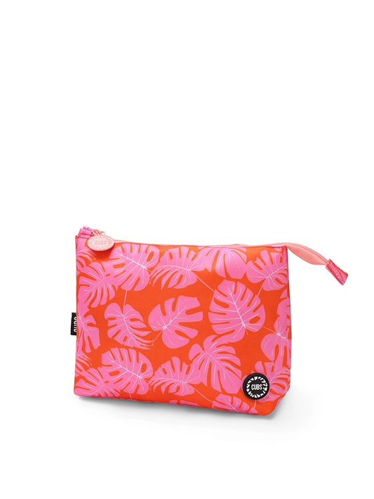 Orange Leaves Medium Pouch