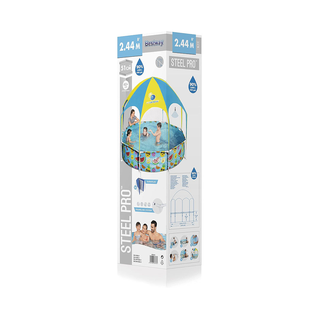 Bestway BWAY POOL SPLASH N SHADE 244X51