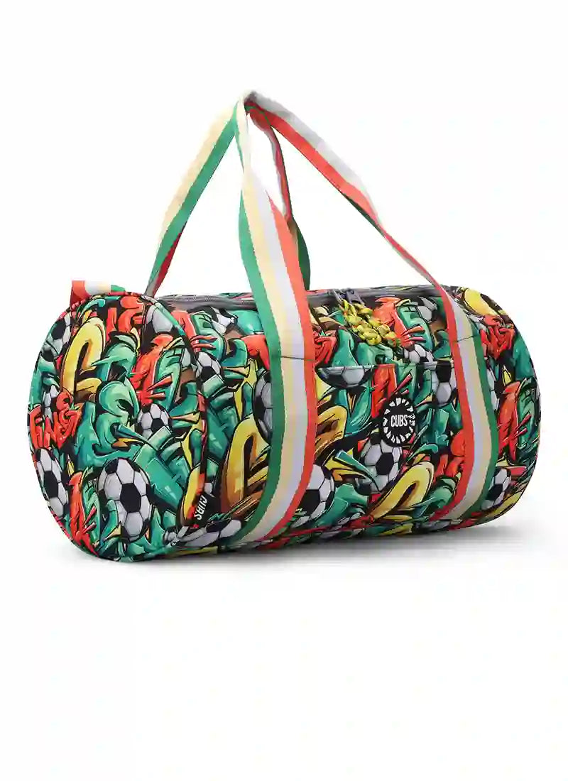 Football Graffiti Medium Duffel Bag
