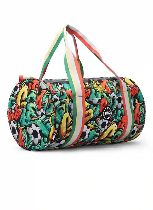Football Graffiti Medium Duffel Bag