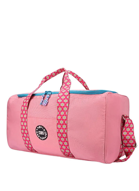 Cubs Bubblegum Pink Weekender Duffel Hand Bag 63 L For Unisex
