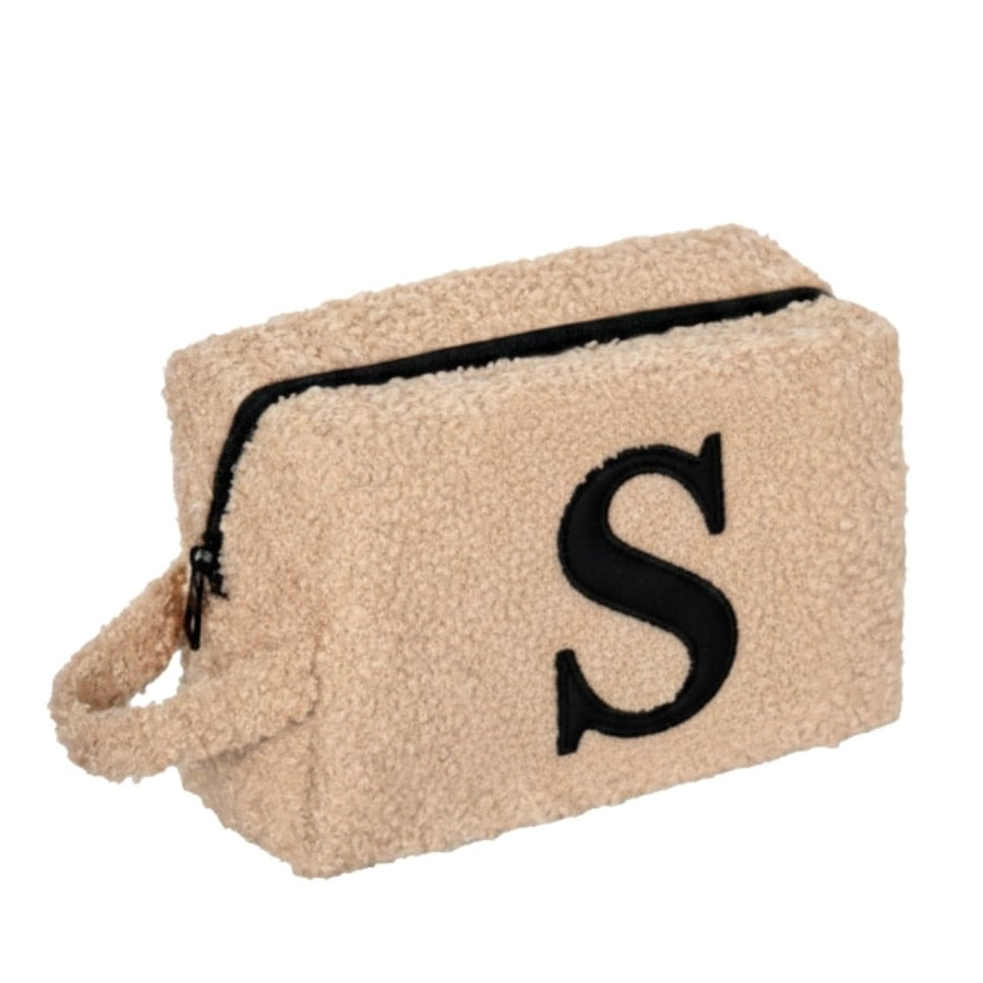 Fur Pouch with letter S