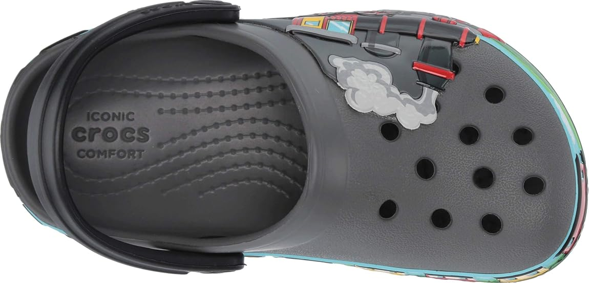 Crocs FunLab Train Band Clog Kids, Unisex Kids’ Clogs, Grey