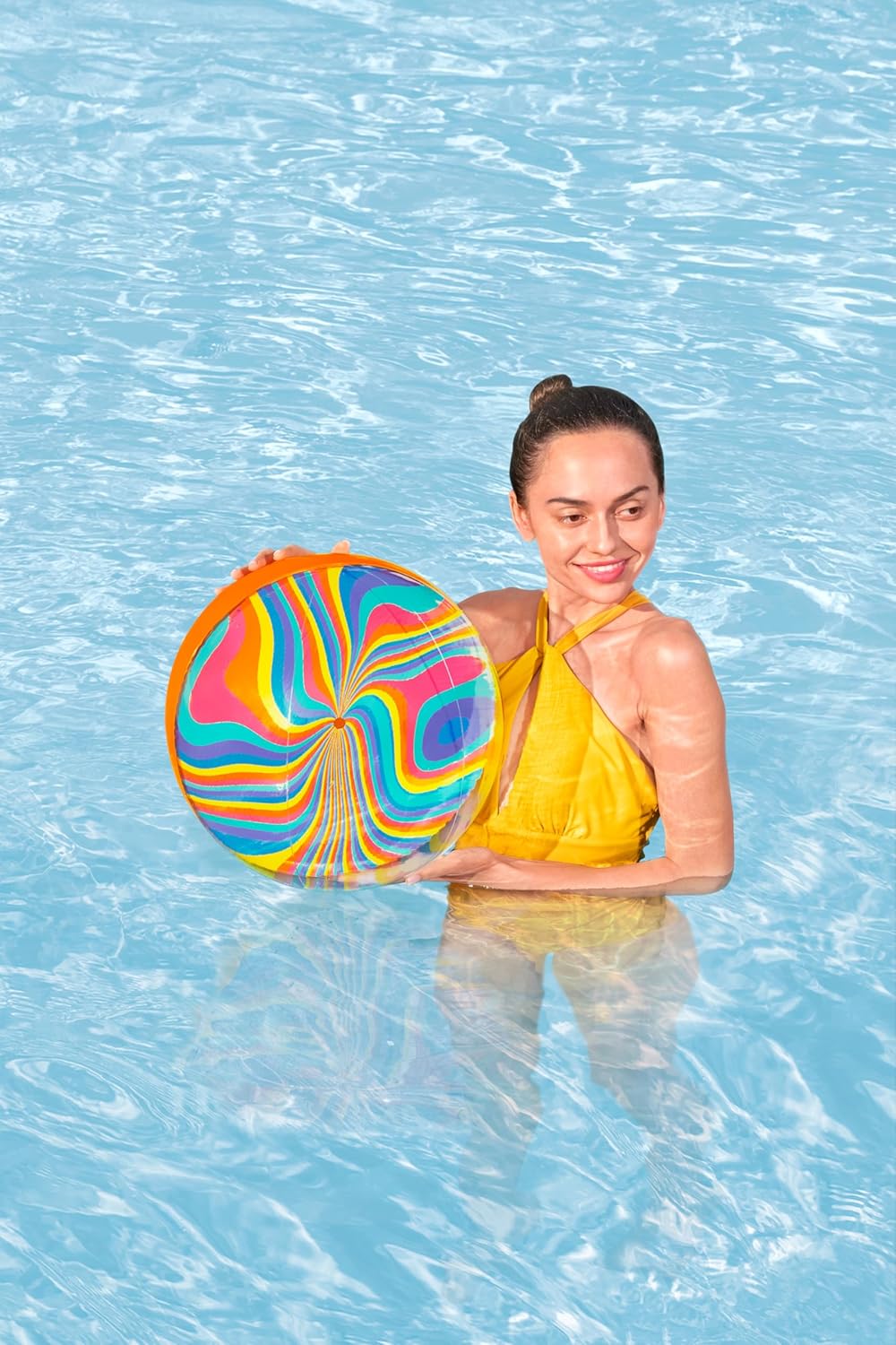 Bestway 18"/46cm Tie-Dye Twist Beach Ball