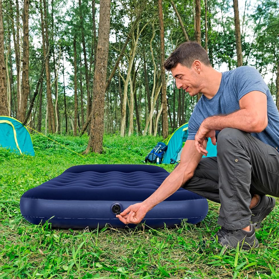 Bestway 74" x 39" x 11"/1.88m x 99cm x 28cm Air Mattress Twin Built-in Foot Pump