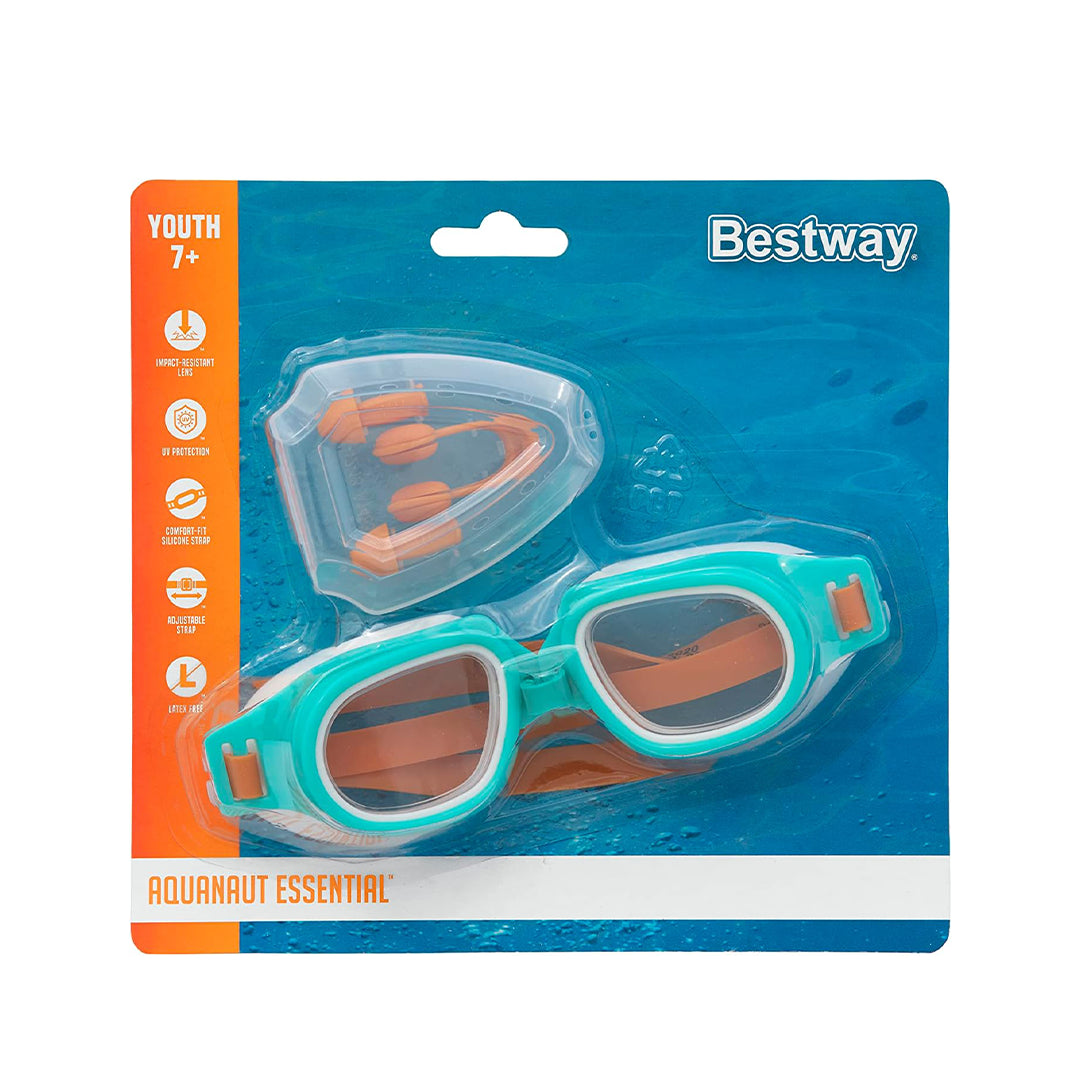 Bestway kids goggle set with nose and ear plus 3 in 1