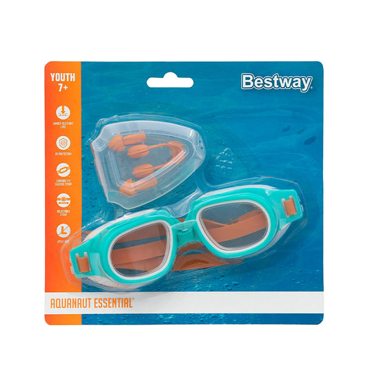Bestway kids goggle set with nose and ear plus 3 in 1