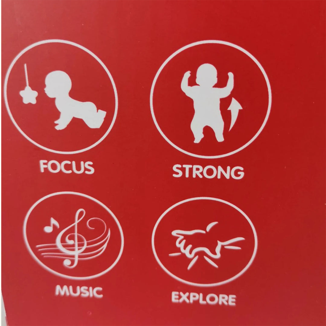 Musical Baby Play Mat with Piano & Rattles
