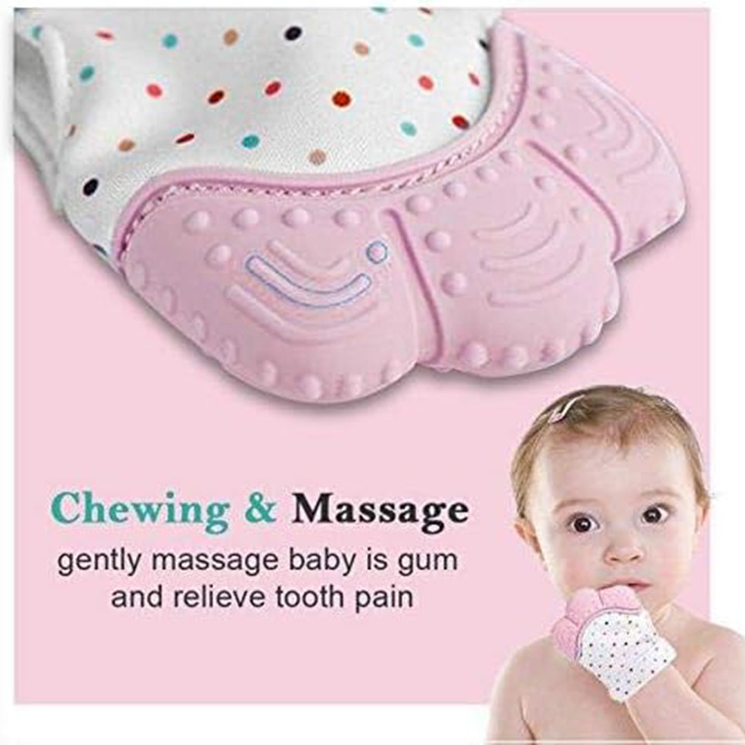 Teething Mitten – Pink