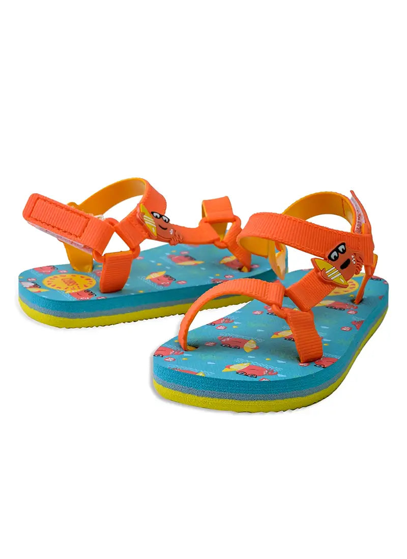 Sling Sandal Junior Boys Sailing Crab