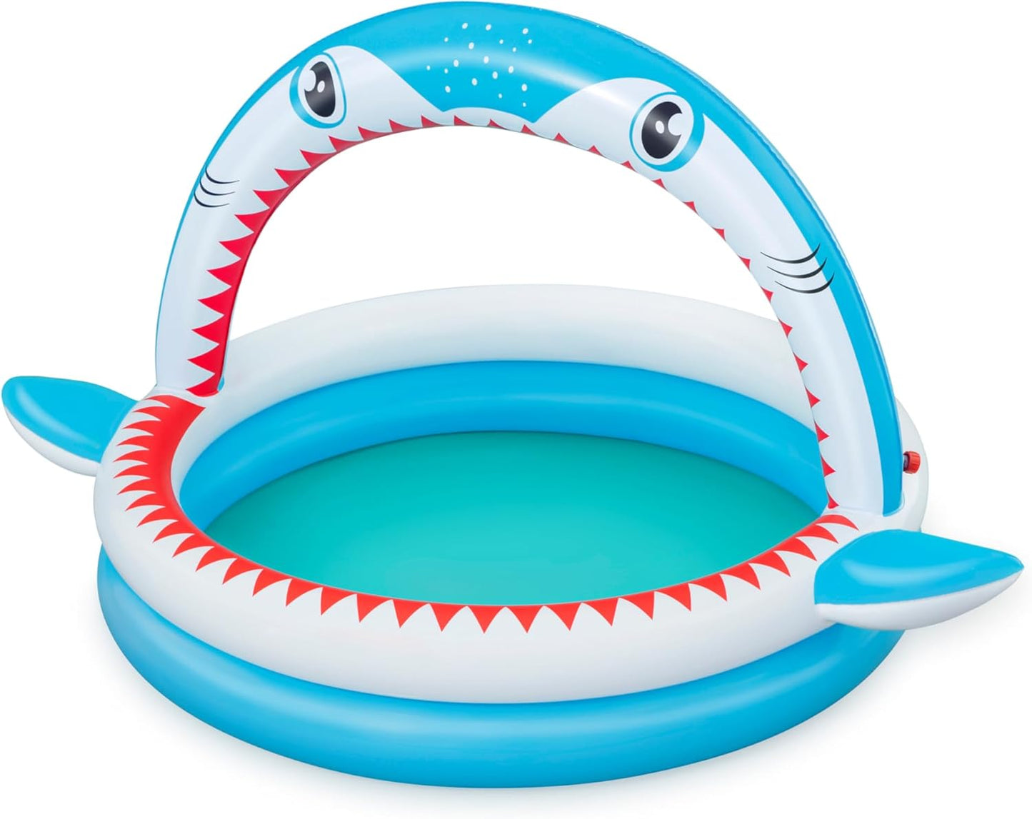 Bestway 64" x 50" x 36"/1.63m x 1.27m x 92cm Sharktastic Sprinkler Play Pool
