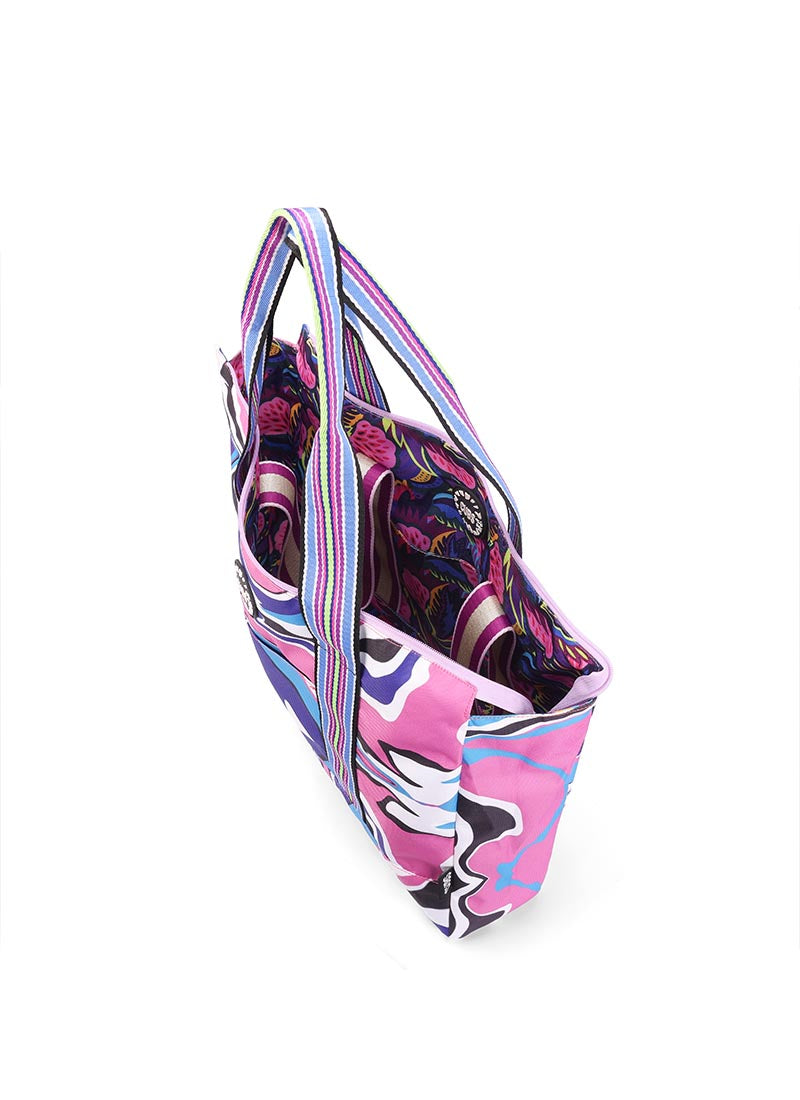 Vibes Of Purple Double Face Tote Bag