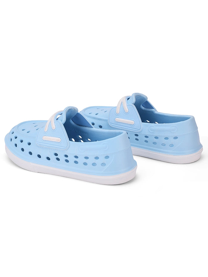 Baby Blue Junior Jack Slip On Fake Laces Sneaker