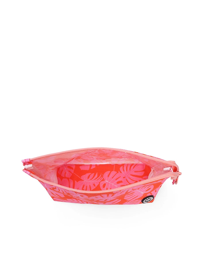 Orange Leaves Medium Pouch