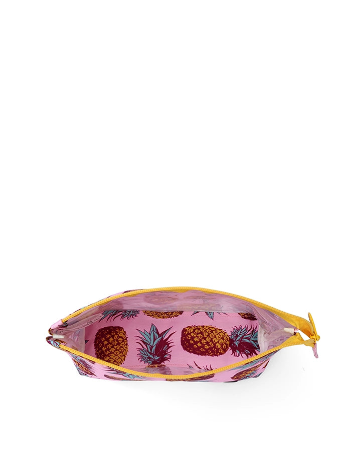 Purple Pineapples Medium Pouch
