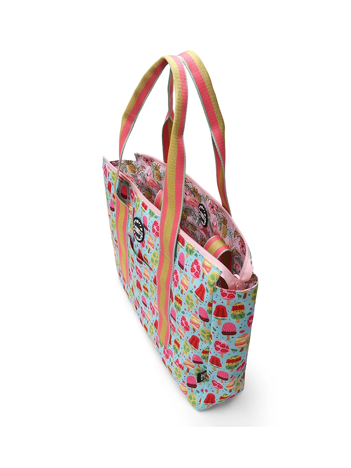 Pineapples And Ice Cream Double Face Tote Bag