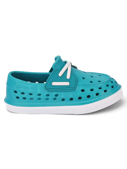Teal Junior Jack Slip On Fake Laces Sneaker