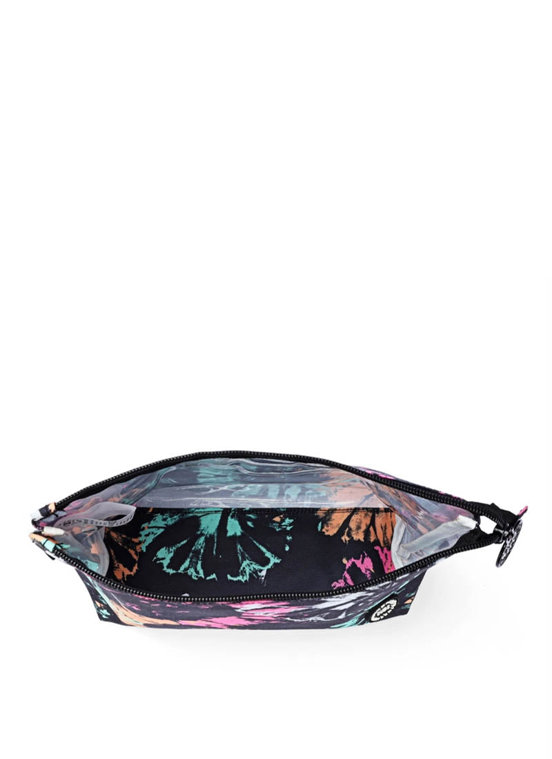 Dark Tie Dye Medium Pouch