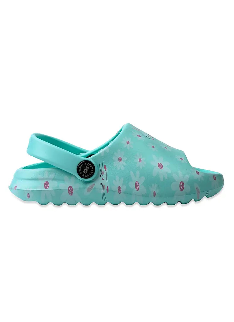 Open Toe Turquoise Bunny