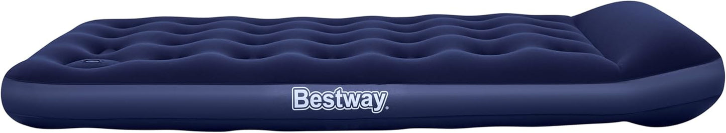Bestway 74" x 39" x 11"/1.88m x 99cm x 28cm Air Mattress Twin Built-in Foot Pump