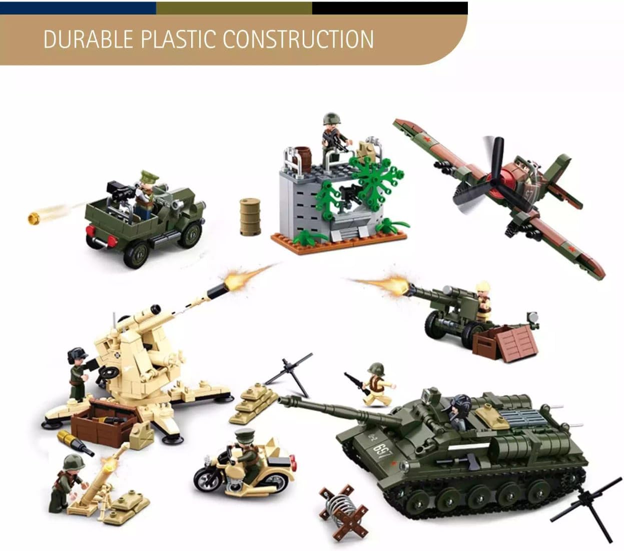 SLUBAN WWII - BATTLE OF KURSK 998PCS