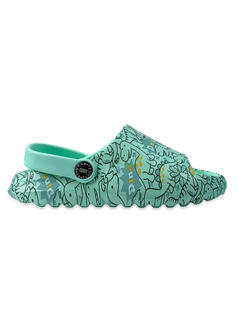 Open Toe Mint Green Cute Dino