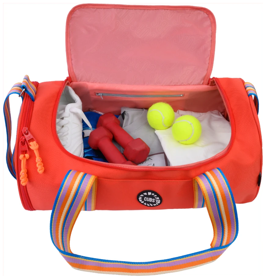 Peach Large Duffle One side Pocket