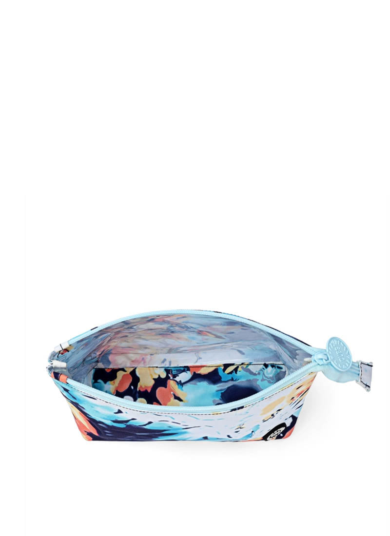 Blueish Tie Dye Medium Pouch