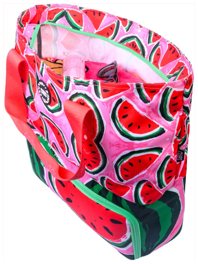 Watermelon Pink Fiesta Tote/Cooler