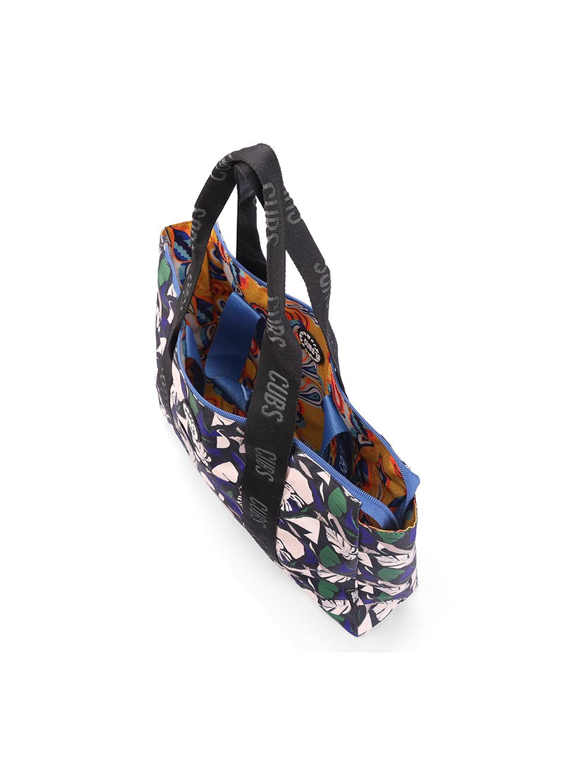 Black & Yellow Vibes Double Face Tote Bag
