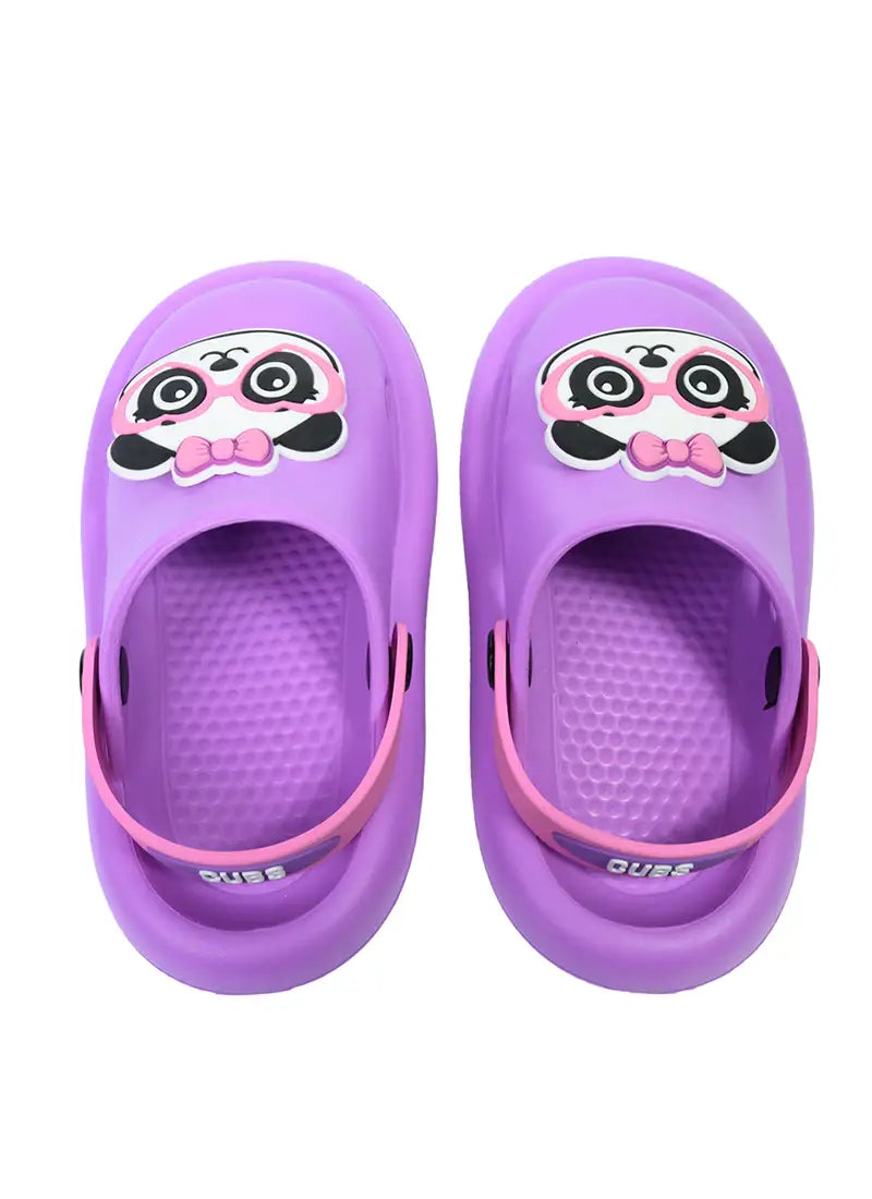 Kids Clog Panda Purple