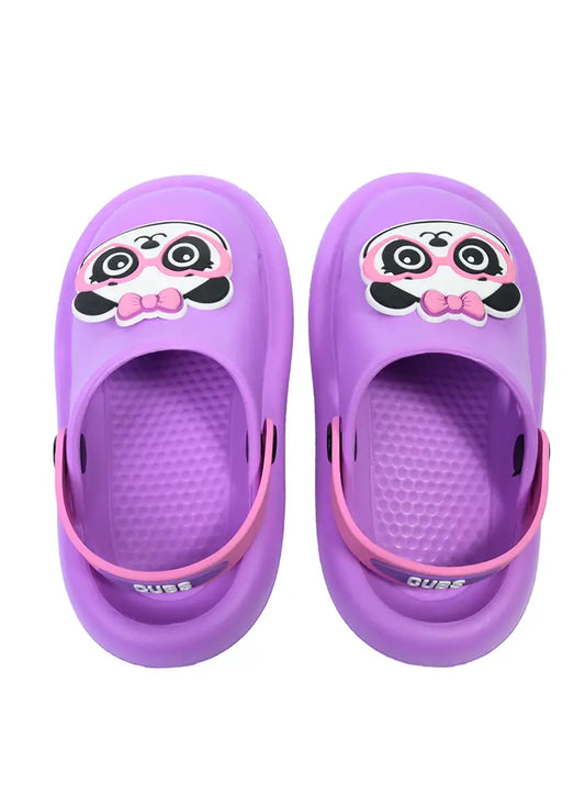 Kids Clog Panda Purple