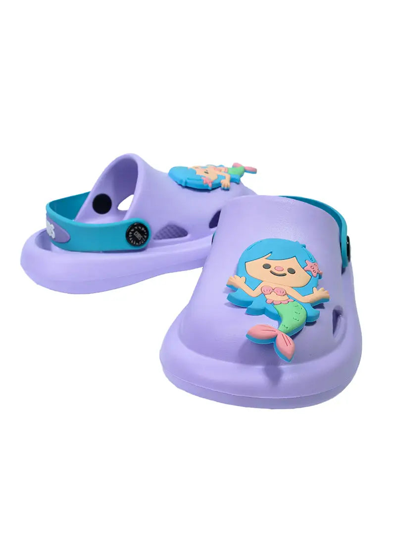 Kids Clog Lilac Mermaid