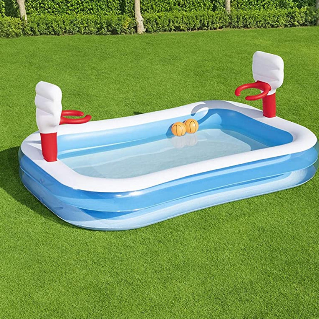 Bestway Inflatable Basketball Pool – 251x168x102 cm