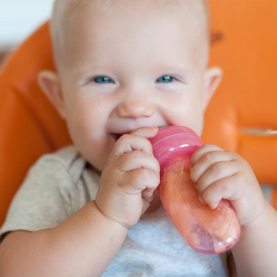 Nuby EZ Squeeze Feeder – 30ml – Pink