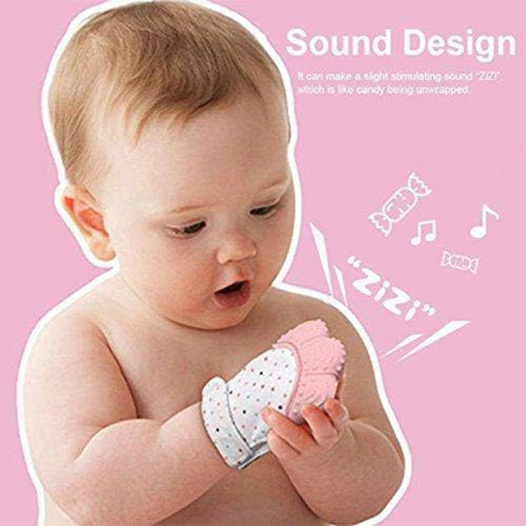 Teething Mitten – Pink