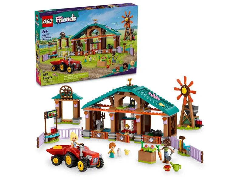 ليجو فريندز: ملجأ الحيوانات في المزرعة – LEGO Friends Farm Animal Sanctuary (42617)